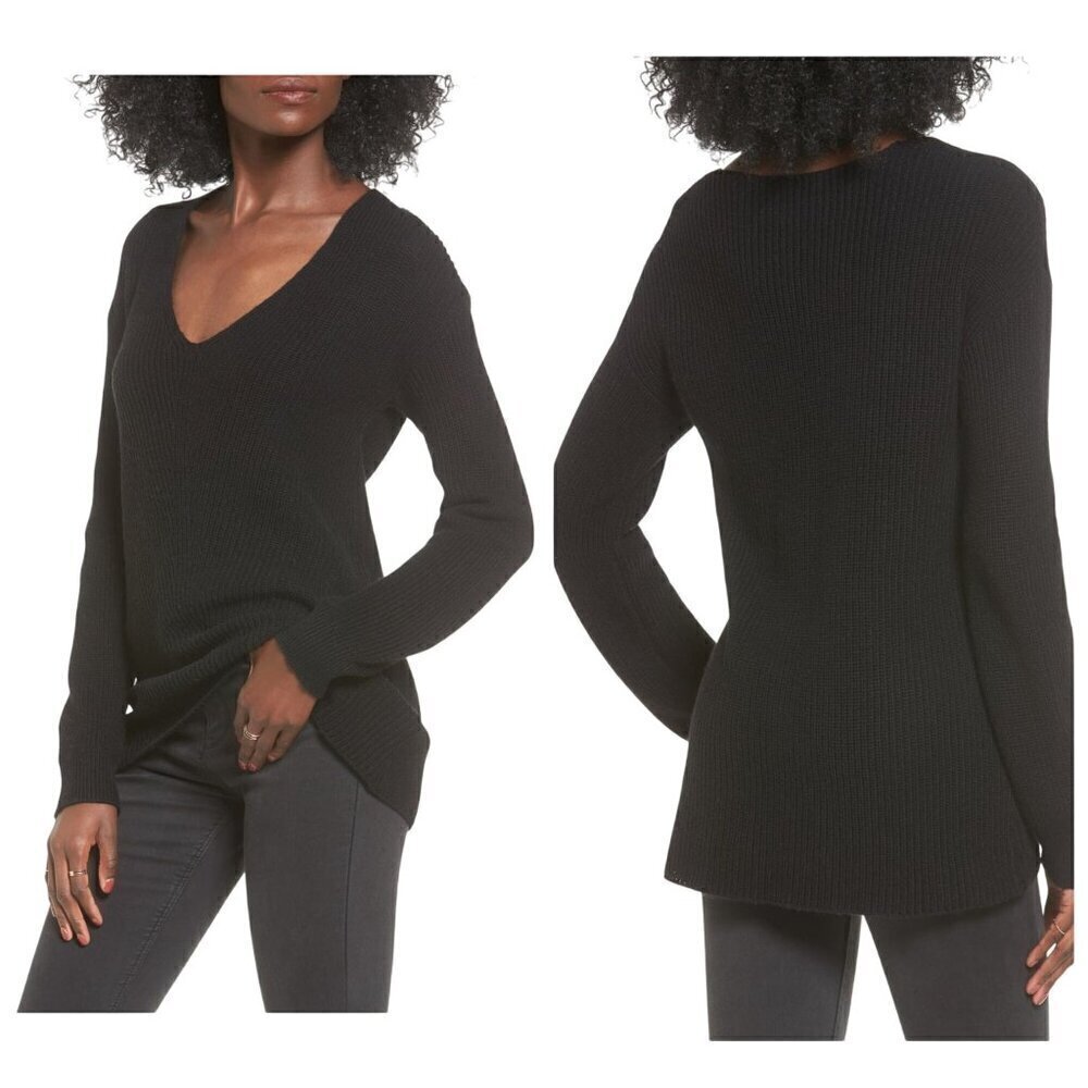 BP V neck black sweater, size XXS, New with tag